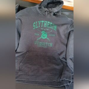 Hogwarts Slytherin front pocket hoodie